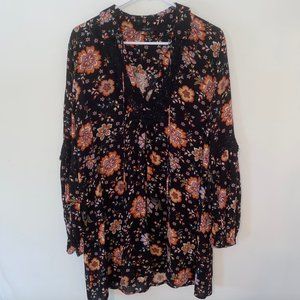 Forever 21 Floral Collar Dress